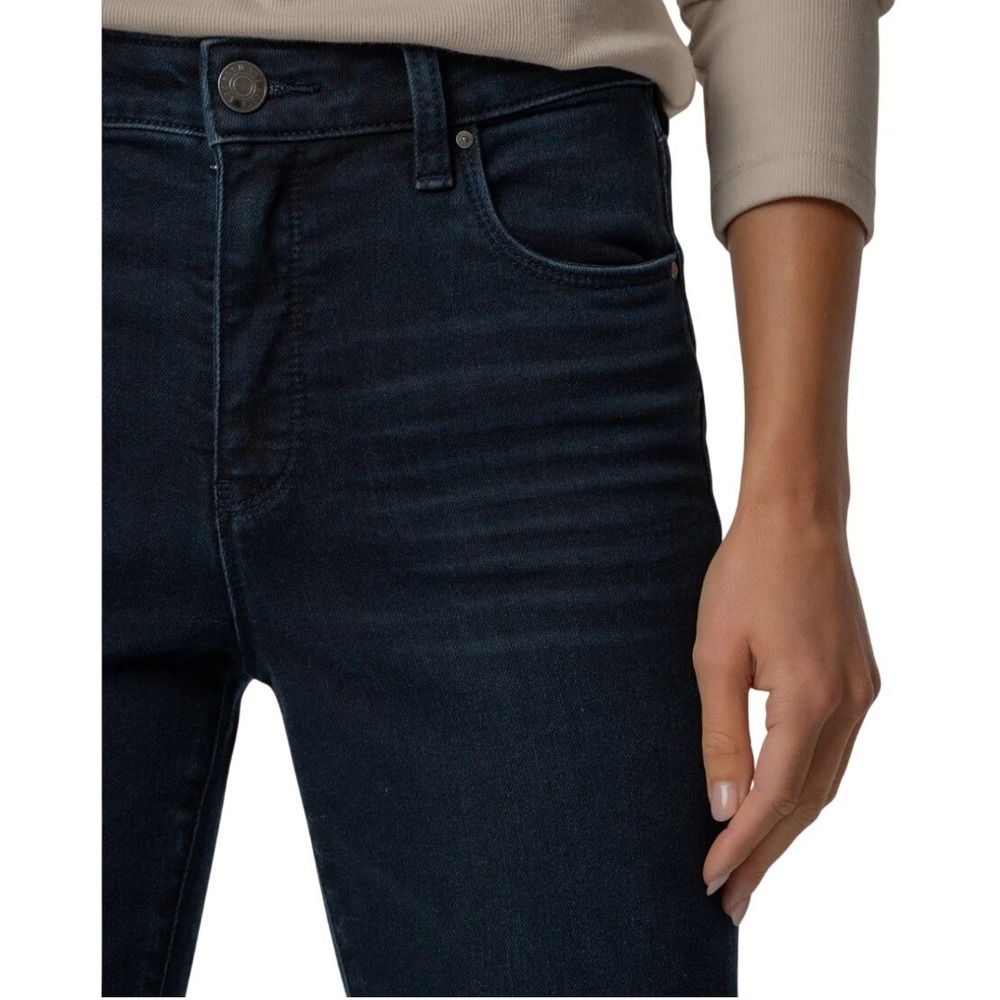 Kut From The Kloth Ana High Rise Fab Ab Flare Jeans Ambitious Dark Indigo Size 2 - Picture 2 of 14